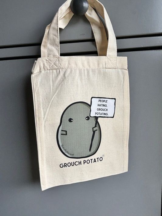 Grouch Potato - mini tote