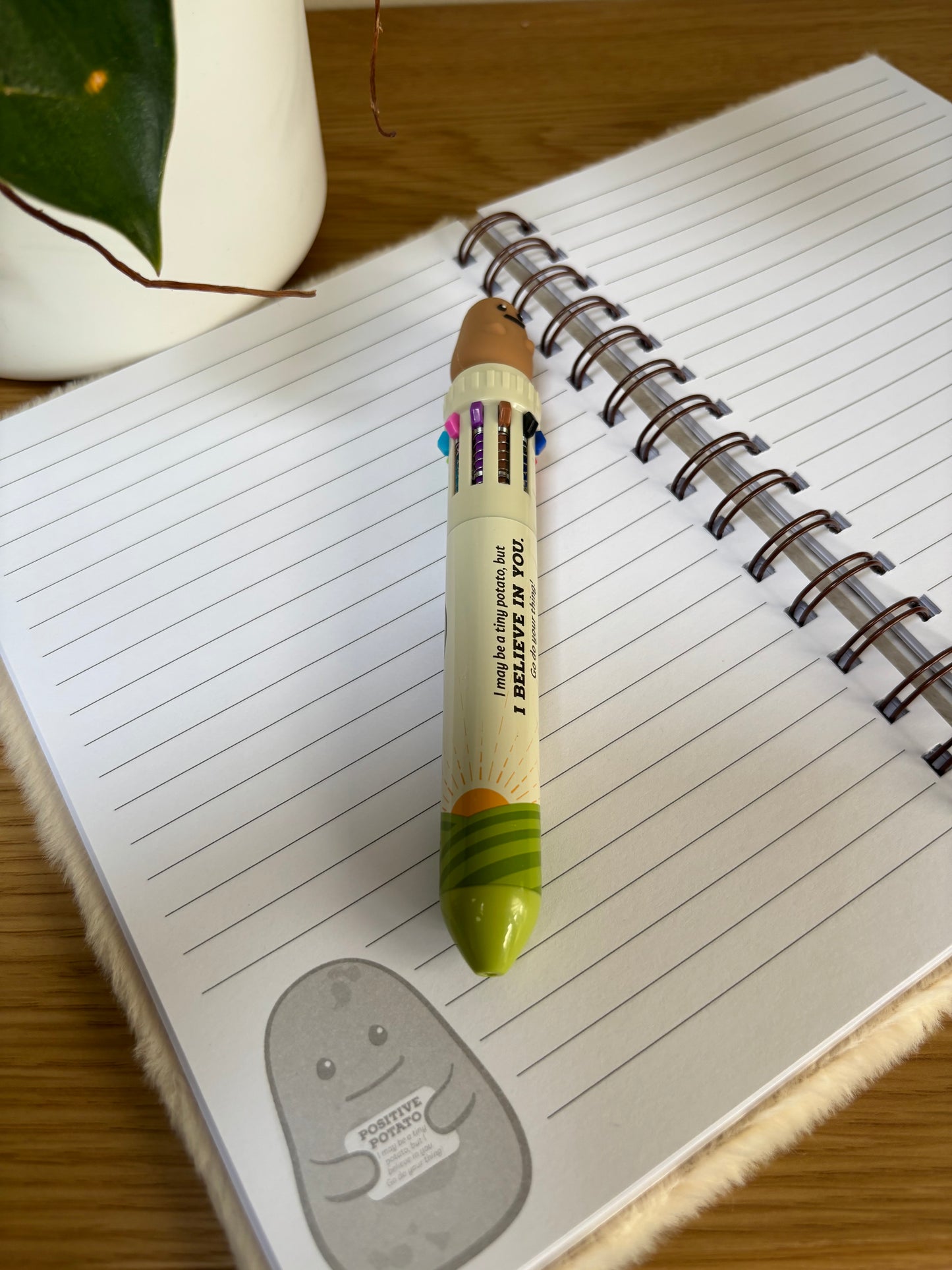 Original Positive Potato A5 lined notebook