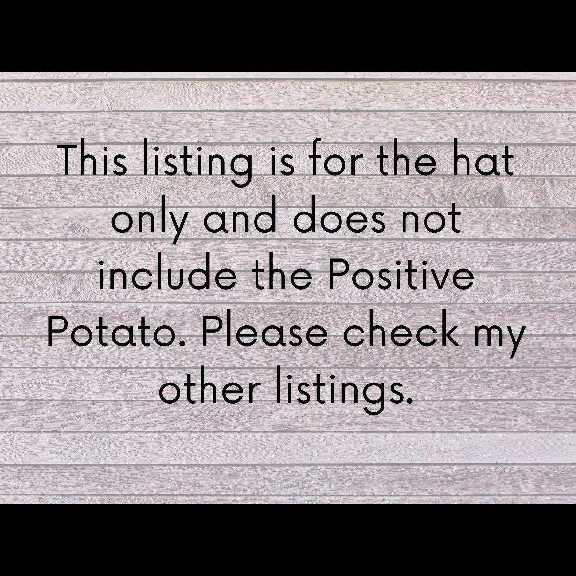 Positive Potato Festive Hat