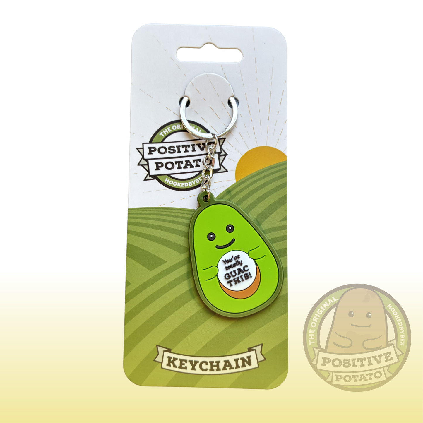 Awesome Avo 2D keychain