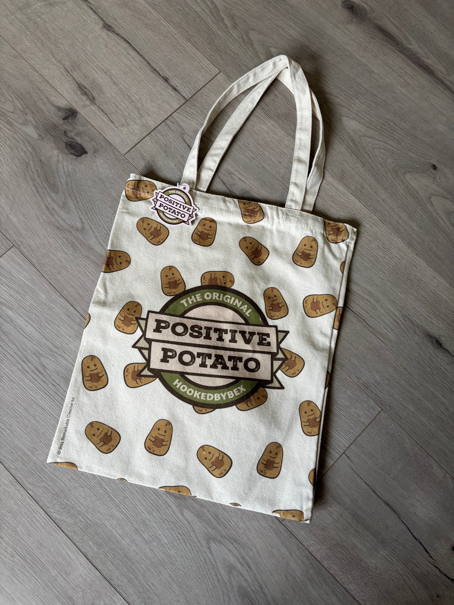 Original Positive Potato standard size tote bag