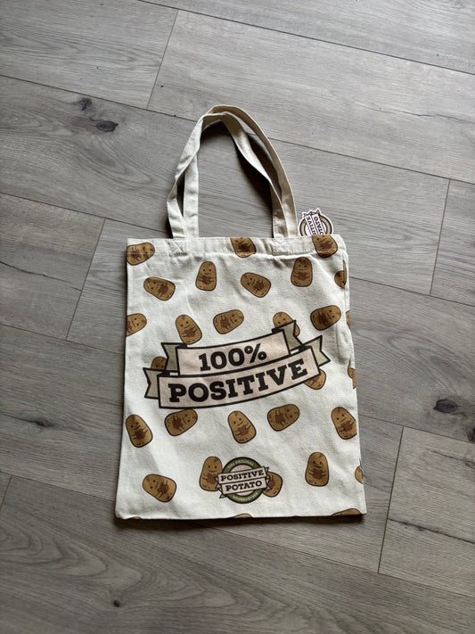 Original Positive Potato standard size tote bag