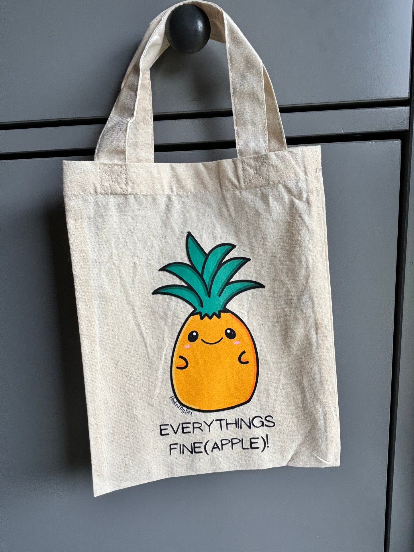 It’s Fine (Apple) - mini tote bag