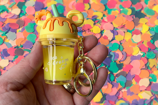 Kenji Bubble Tea Sundae keyring