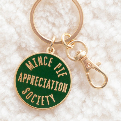 Mince Pie Appreciation Society - keyring