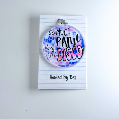 So much panic, very little disco - keyring