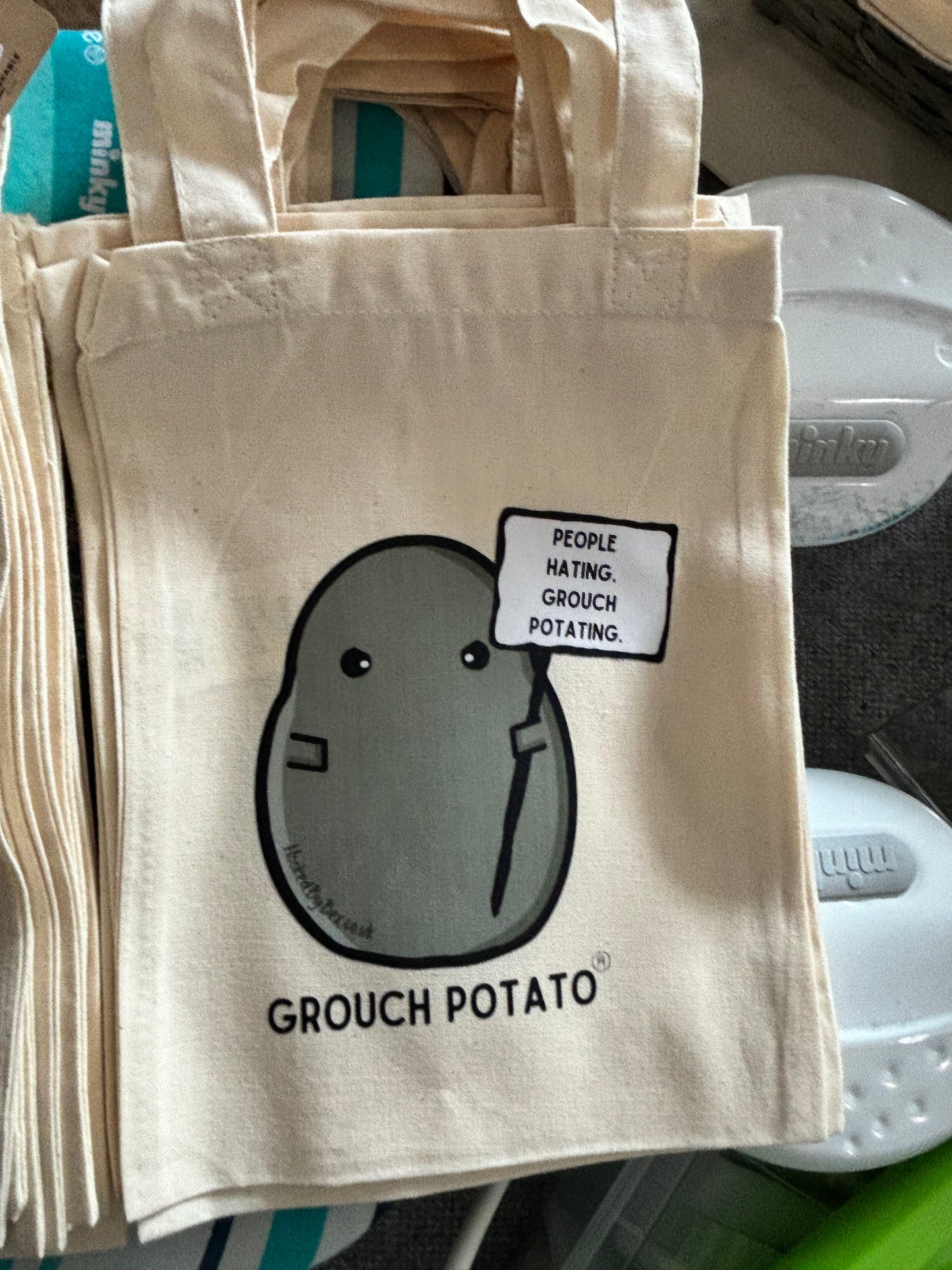 Grouch Potato - mini tote