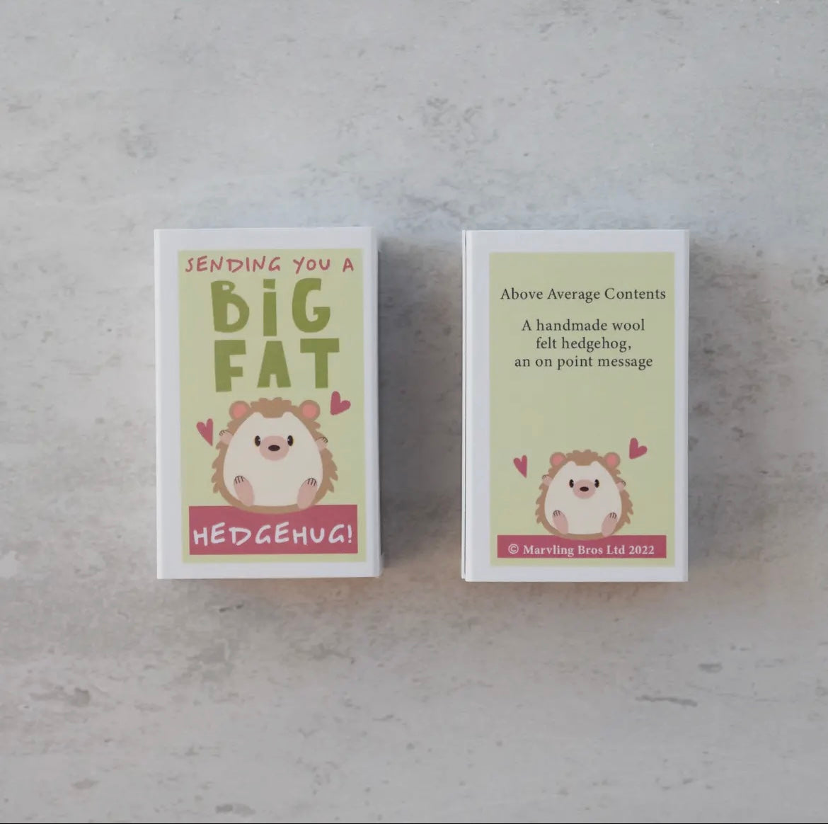 Sending You A 'Hedgehug' In A Matchbox