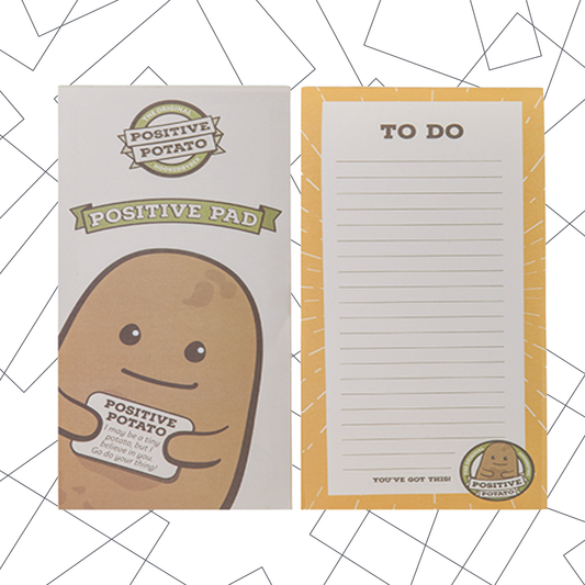 Positive Potato magnetic memo pad