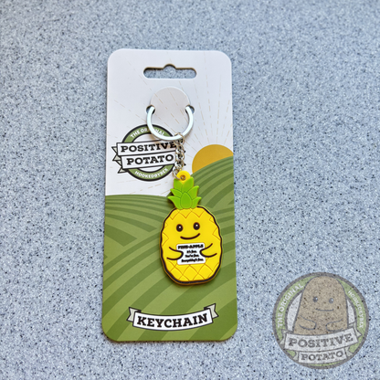 Fine-apple 2D keychain