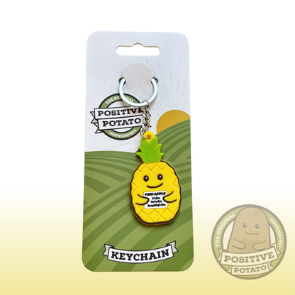 Fine-apple 2D keychain