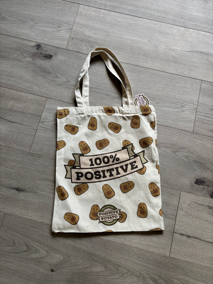 Original Positive Potato standard size tote bag