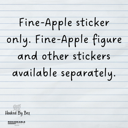 Fine-Apple sticker