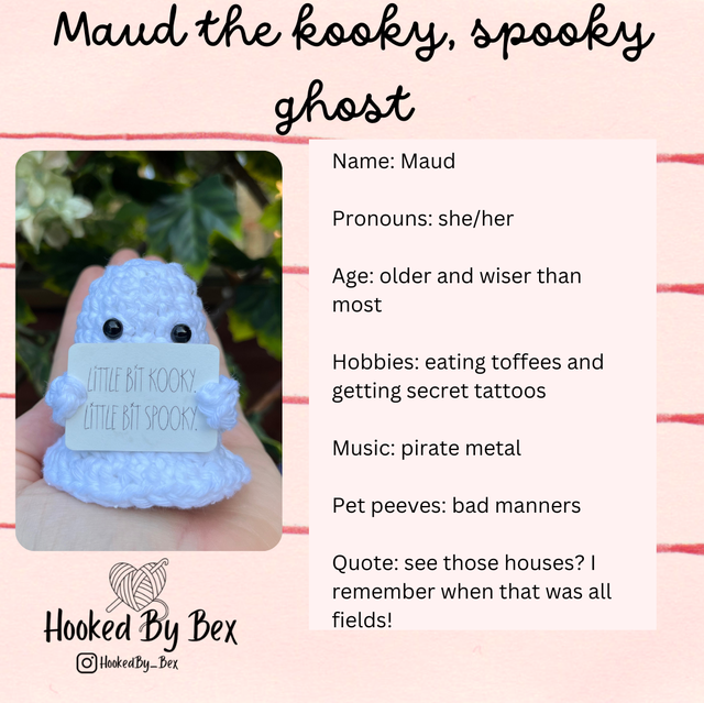 Maud the spooky, kooky ghost