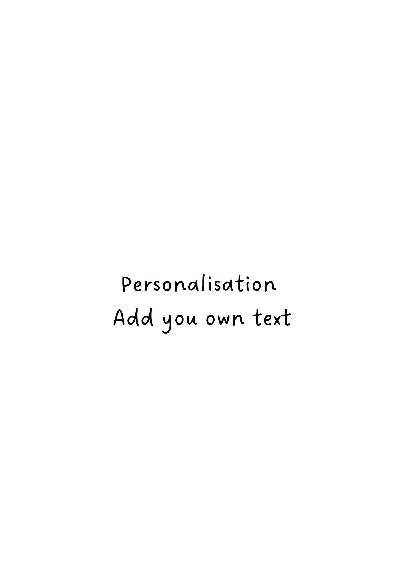 Personalised text for your Positive Potato